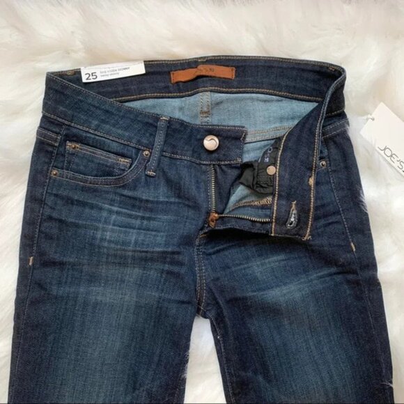 Revolve Joe's Jeans Skinny Jeans Charley Vixen Sassy Dark Wash Mid Rise denim - Picture 7 of 16